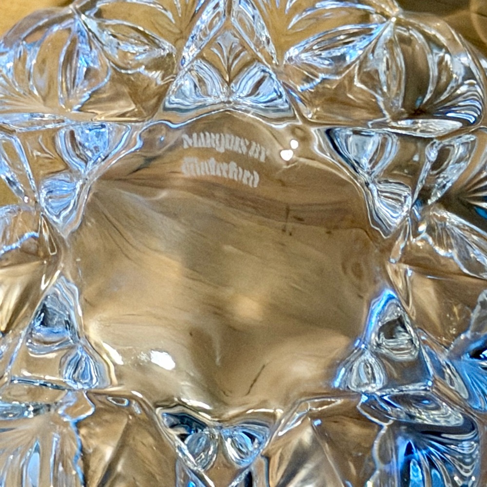 Marquis By Waterford SWEET MEMORIES Crystal Heart Candy Dish Votive Holder - Picture 4 of 6